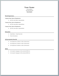 Simple, attractive and professional layout. Simple Resume Format