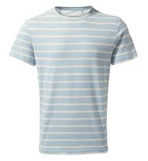 Craghoppers 1 Mens Bernard T Shirt Fox Blue Multi Stripe