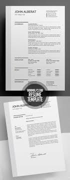 50 Best Resume Templates For 2018 Design Graphic Design