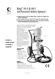 68 1 air powered airless sprayer