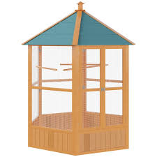 Hexagonal Outdoor Aviary Bird Cage