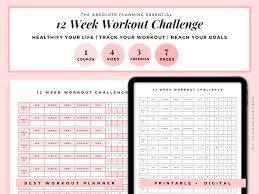 workout planner fitness planner