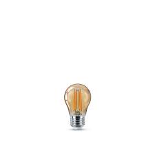 Philips 25 Watt Equivalent A15 Clear Glass Edison Led Light Bulb Amber Warm White 2000k 4 Pack