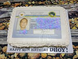 Creative gift idea for a senior softball player. Prime Baker Senior Citizen Id Cake Happy Birthday Po Facebook