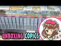 Copic Markers Sketch 72 Color Set A Unboxing First Look