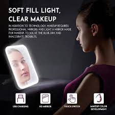 led makeup mirror touch screen 3 light