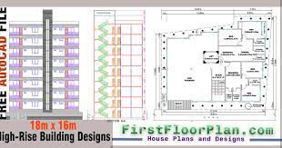 Autocad Dwg File First Floor Plan
