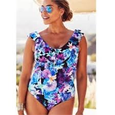 Size 24 Swimsuits For All One Piece Fits Like 20w Nwt