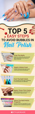 how to avoid bubbles in nail polish