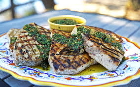 grilled swordfish steaks with salsa