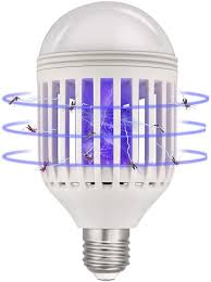 Amazon Com Bug Zapper Light Bulb 2 In 1 Mosquito Killer Lamp Led Electronic Insect Fly Killer Fits E26 Light Socket For Indoor Outdoor Home Improvement