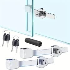 Security Slide Glass Case Lock