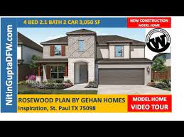 rosewood plan by gehan homes video tour
