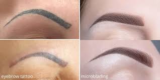 microblading vs eyebrow tattoo which