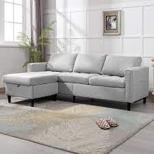 balus convertible sectional couch set 3