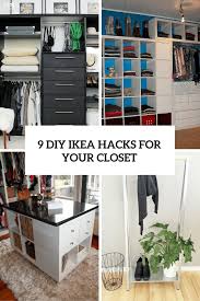 Your new closet design can be accomplished with a variety of solutions. 9 Cool And Easy Diy Ikea Hacks For Your Closet Shelterness