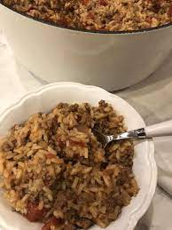 quick and easy beef and rice dinner