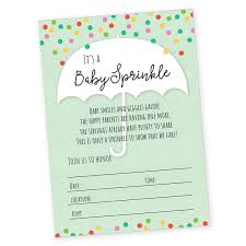 Baby Sprinkle Baby Shower Invitation Set Of 20 Fill In The Blank Invitations Invites For Boy Girl Shower Siblings Second Kid