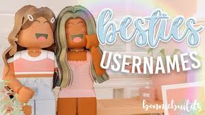 Read aesthetic usernames from the story cute username ideas by capmarvql (lαnα⁎⁺˳) with 641,041 reads. Aesthetic Matching Usernames For Besties Untaken Roblox Usernames Bonnie Builds Youtube