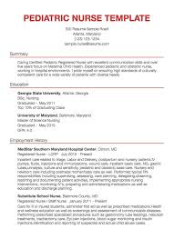 Nursing Resume Example Template Guidees Of Experience