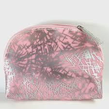 mac cosmetics makeup bag pouch pink