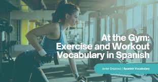 exercise and workout voary in spanish