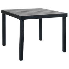 Patio Table With Black Faux Teak Top