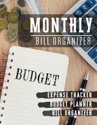 Monthly Bill Organizer Paycheck Bill Tracker Budget