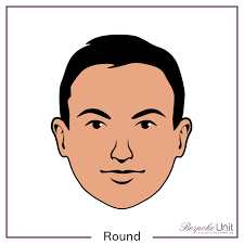men with a round face shape