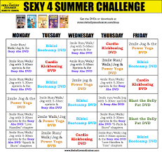 the y for summer workout calendar