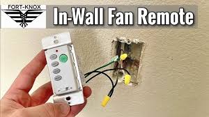 in wall ceiling fan remote control