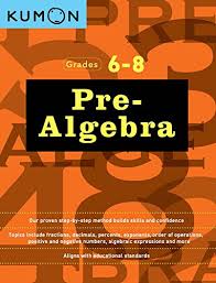 Pre Algebra Grades 6 8 Kumon Publishing