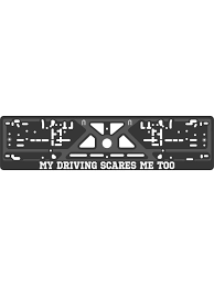 license number plate frame holder