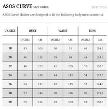 68 Curious Size Guide Asos