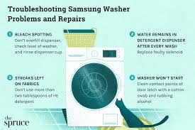 troubleshooting samsung washer problems
