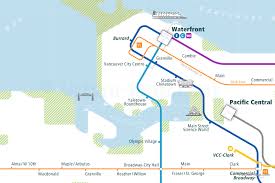 vancouver rail map city train route