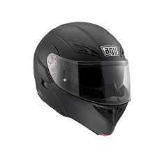 Agv Compact St Mono Motorcycle Touring Helmet In Black