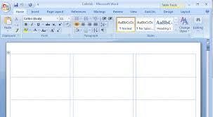 how to create mailing labels in word