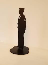 British Navy Sailor Silhouette Desk