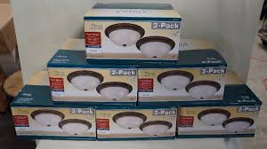6 New Sealed Single Twinpack Boxes Of 15 Patriot Lighting Flush Mount Stella Ceiling Lights Tri County Electric Of St Cloud Estate Electrical Inventory Auction 2 K Bid