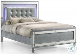 Valentino Silver Queen Upholstered
