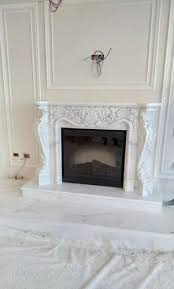 Marble Stone Fireplace Hearth Height