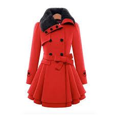 Women Double Ted Lapel Trench Coat