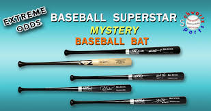 Hang it on the wall before placing the baseball inside. Schwartz Sports Extreme Odds Baseball Superstar Signed Baseball Bat Mystery Box Series 2 Limited To 25 Pristine Auction