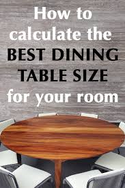 Dining Table Size Guide Parotas