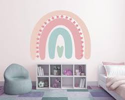 rainbow wall decals removable wall