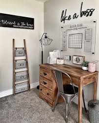 This diy modern farmhouse desk with storage is a great beginner build! 21 Farmhouse Home Office Ideas To Boost Your Productivity Farmhousehub