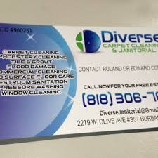 diverse carpet cleaning janitorial