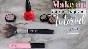 make up cake toppers tutorial you