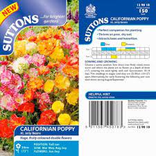Suttons Californian Poppy Xl Jelly Bean